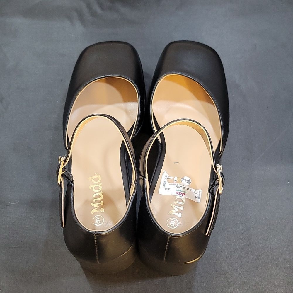 BRAND NEW MUDD BLOCK-HEEL ADJUSTABLE ANKLE STRAP SANDAL - Picture 5 of 16